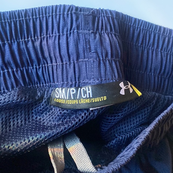 Under armour windbreaker sweatpants small navy - Picture 2 of 3